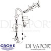 Grohe Minta Single-Lever Kitchen Sink Mixer Tap Spares